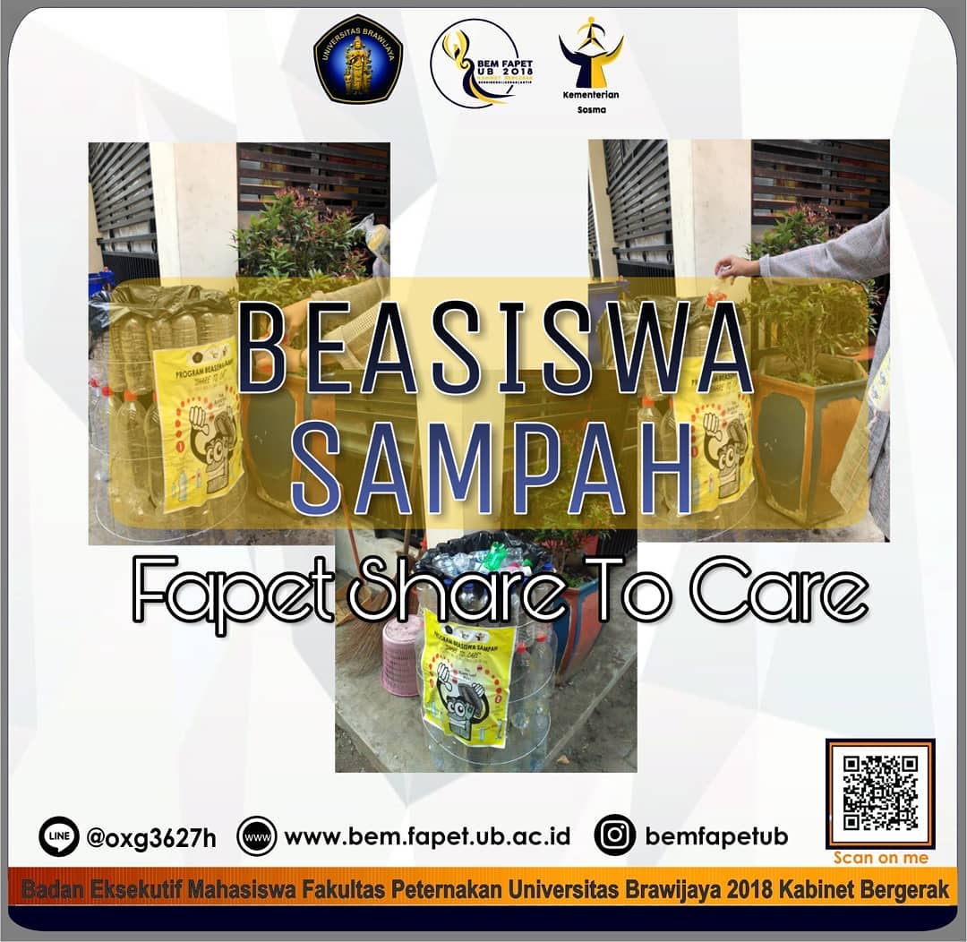 Mahasiswa Fapet UB Berbagi Melalui Sampah