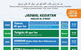 Belajar Al Quran dan Kajian Islam di Masjid Al A'Raaf