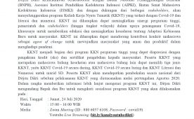 Program KKNT Covid-19 Literasi dan Numerasi