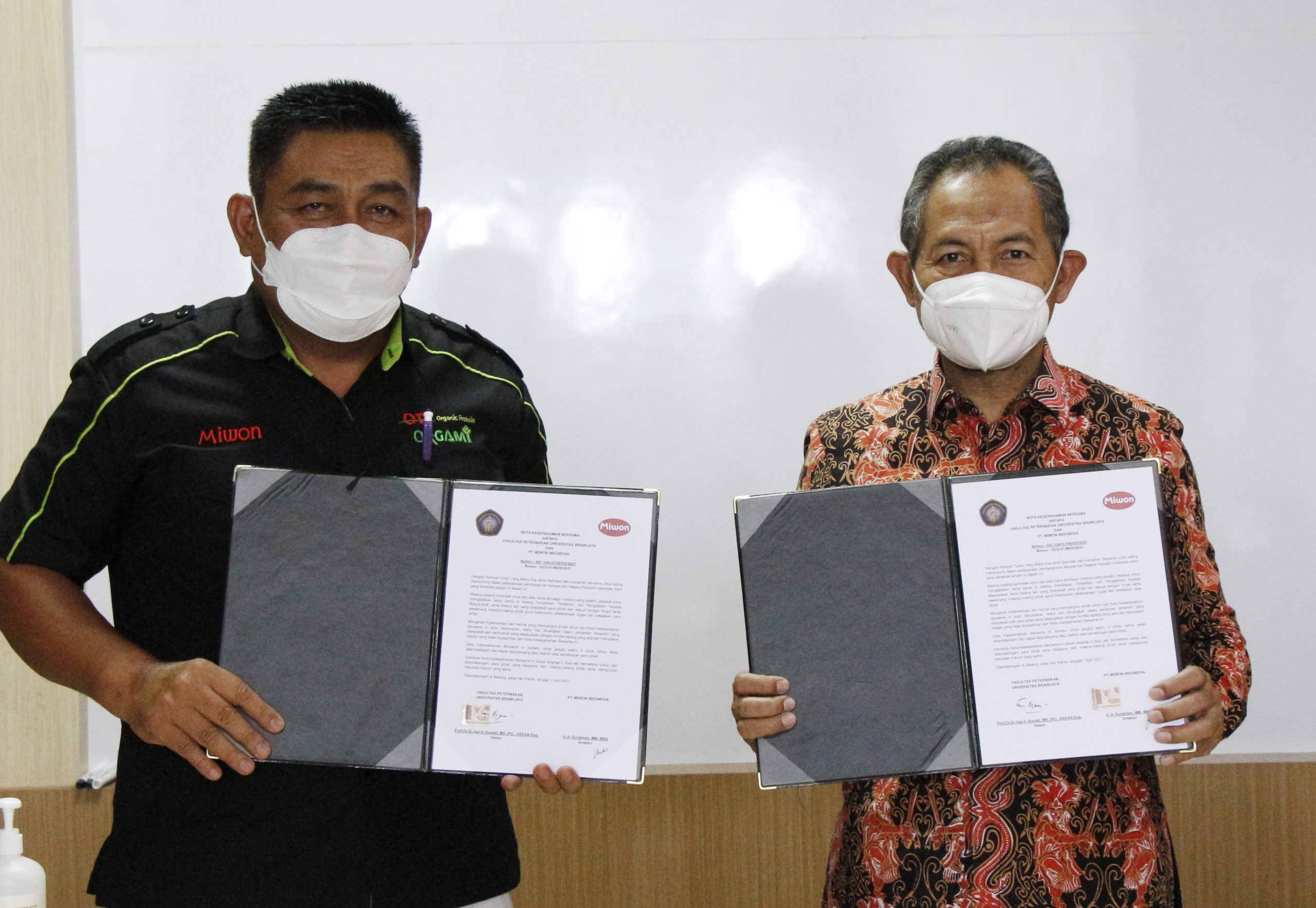 Fapet dan PT. Miwon Indonesia Sepakat Jalin Kerjasama Penelitian