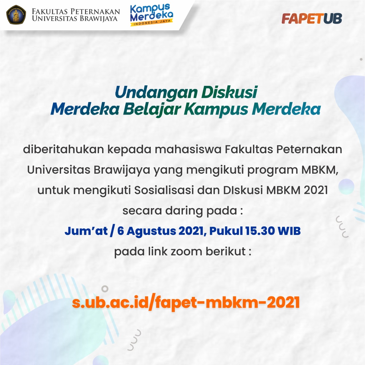 MBKM 2021 DISCUSSION INVITATION