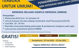 Program MBKM SDM Integrasi Sawit-Sapi (SISKA)