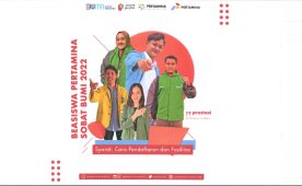 Scholarship of Pertamina Sobat Bumi 2022