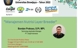 Layer Breeder Nutrition Management Program 3in1 Faculty of Animal Science Universitas Brawijaya