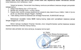 Beasiswa Pemerintah Kota Malang