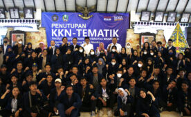 After Doing the Thematic KKN, Fapet Students Say Goodbye to the Magetan Community