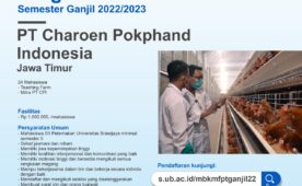 Program MBKM Semester Ganjil 2022/2023 PT. Charoen Pokphand Indonesia