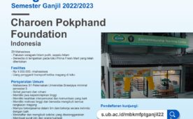 Program MBKM Semester Ganjil 2022/2023 Charoen Pokphand Foundation