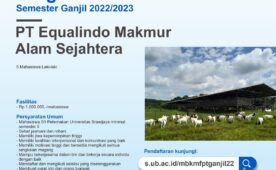 Program MBKM Semester Ganjil 2022/2023 PT. Equalindo Makmur Alam Sejahtera