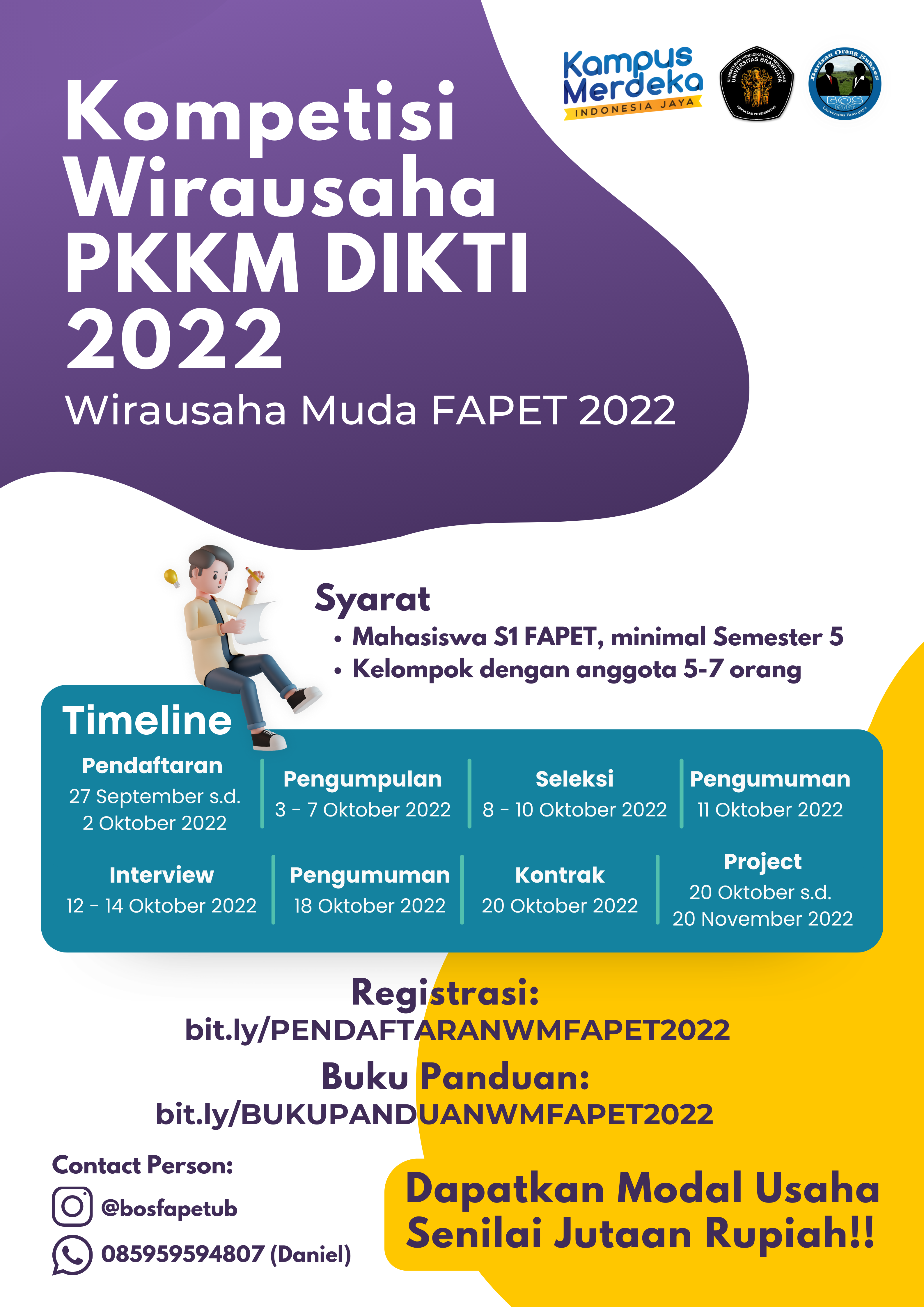 Kompetisi Wirausaha PKKM DIKTI Wirausaha Mahasiswa 2022