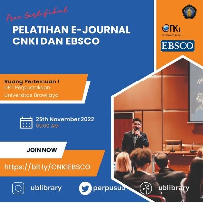 Pelatihan E-Journal CNKI dan EBSCO