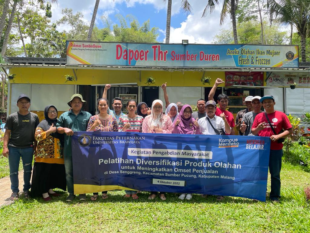 Tingkatkan Omset Penjualan UMKM di Desa Senggreng, Dosen Fapet Adakan Pelatihan Diversifikasi Produk