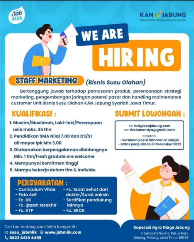 Job Vacancy at KAN Jabung