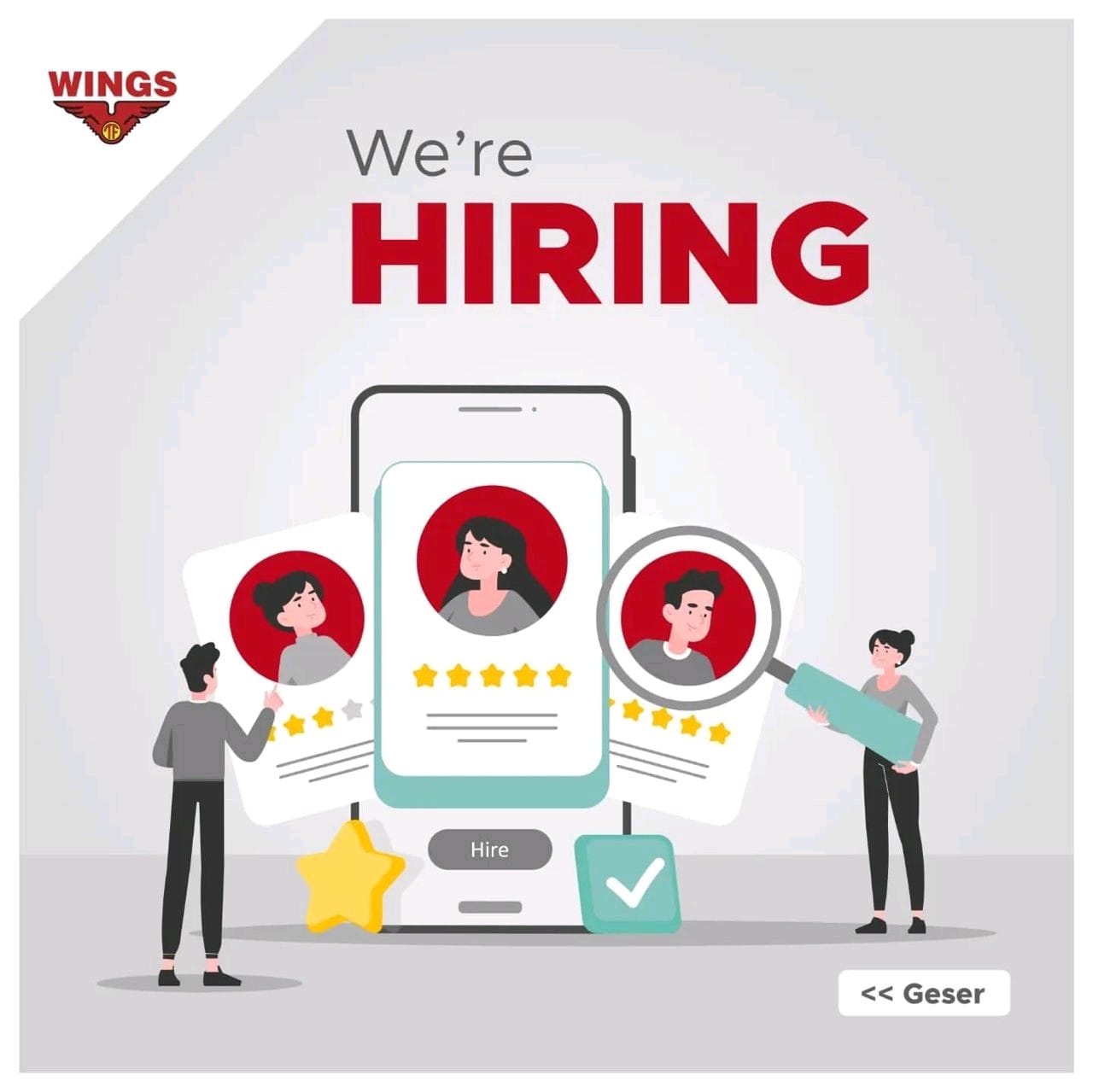 Job Vacancy at Wings