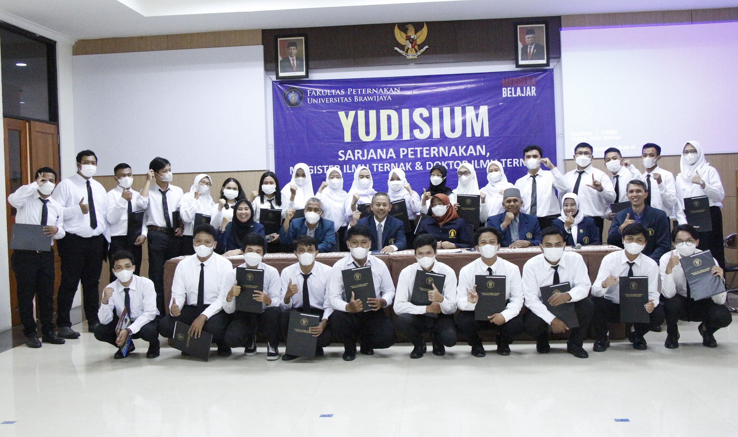 Yudisium Mahasiswa Program Sarjana dan Magister Fakultas Peternakan UB Periode Desember 2022