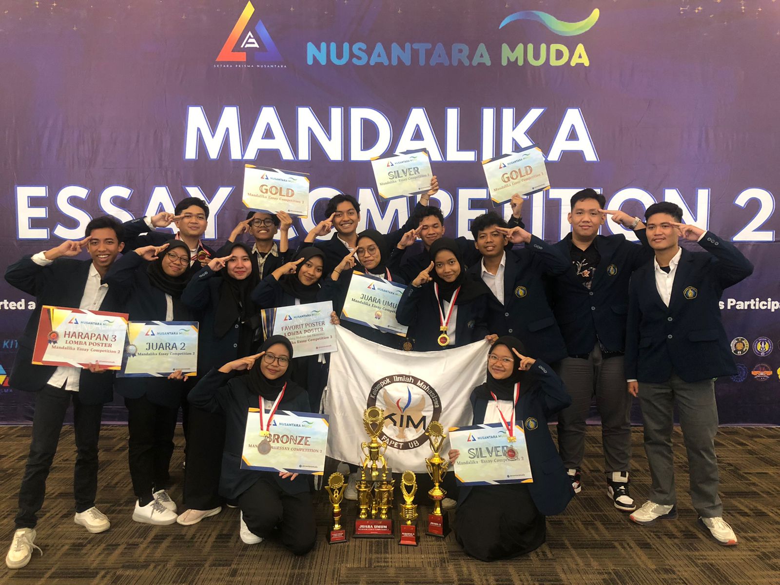 Tim UB Faculty of Animal Science Students Win Awards in the 2023 Mandalika Essay Competition