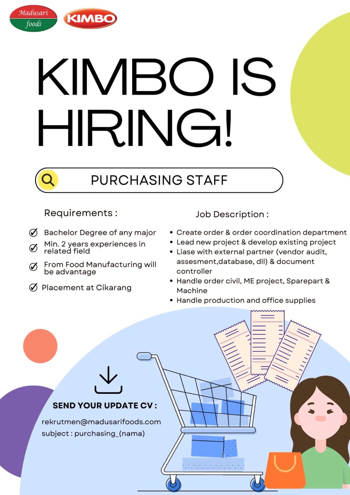 Job Vacancy at Kimbo