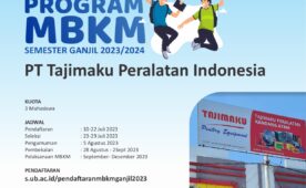 Registration of MBKM PT Tajimaku Peralatan Indonesia