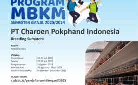 Registration of MBKM PT Charoen Pokphand Indonesia