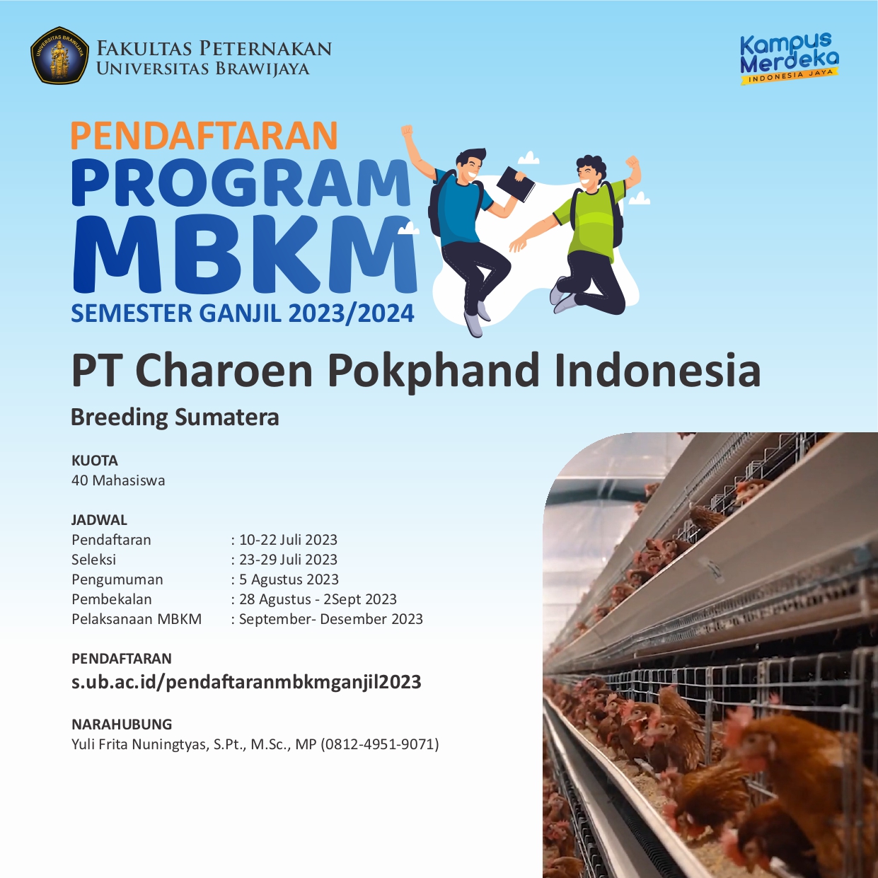 Pendaftaran MBKM PT Charoen Pokphand Indonesia