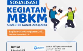 Socialization of MBKM Odd Semester 2023/2024