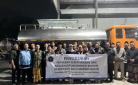 Tim Dosen Fapet UB Berikan Penyuluhan Faktor Penentu Keberhasilan IB Ternak Sapi di Koperasi Susu Margo Mulyo, Bantur