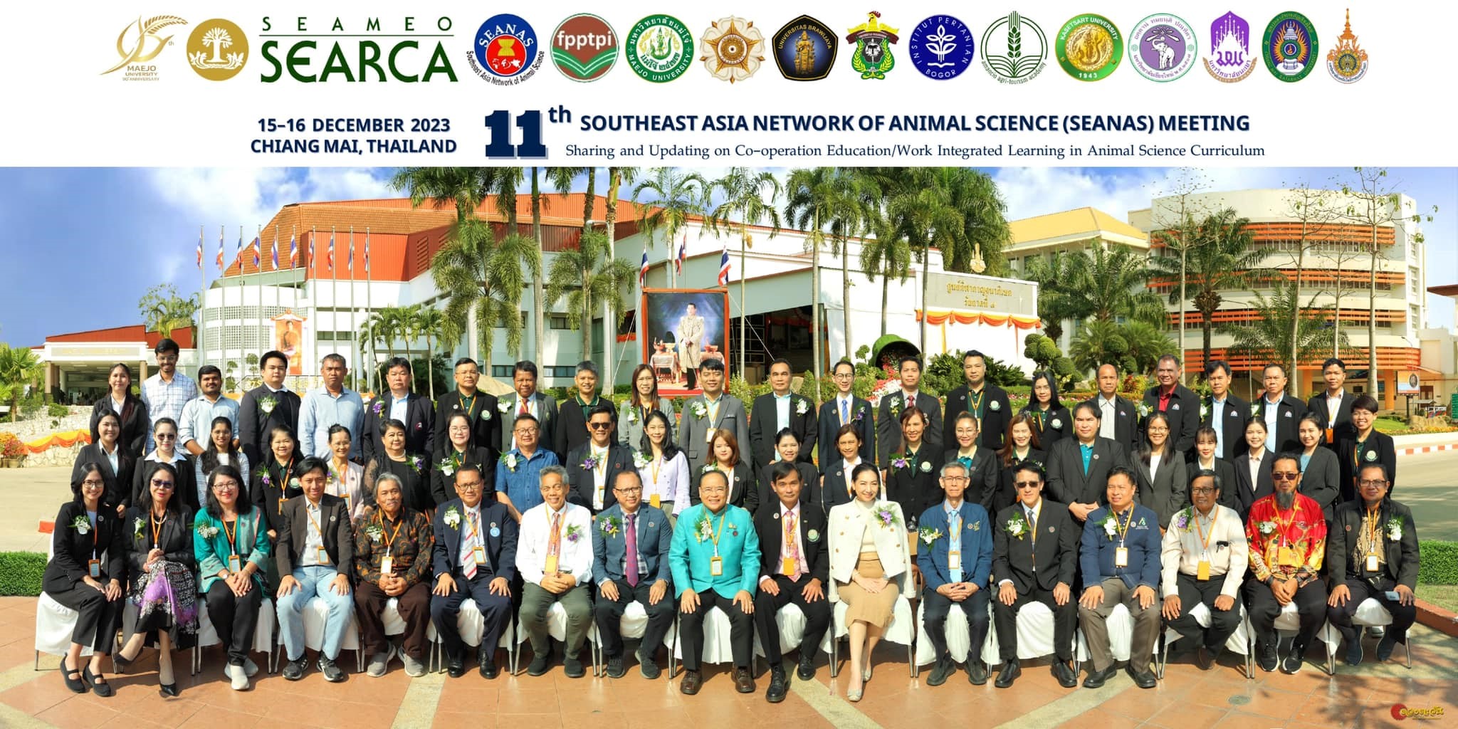 The 11th SEANAS Meeting at Maejo University Advances Collaboration in Animal Science Education